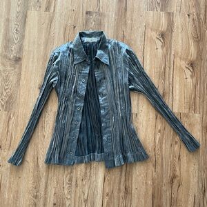 Issey Miyake silver top